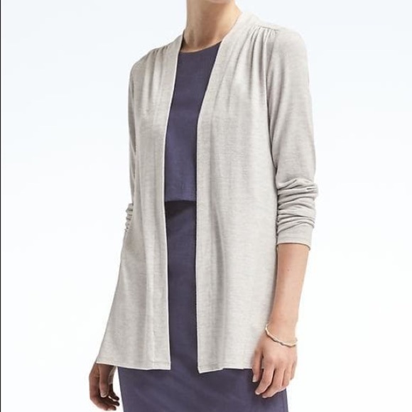 Banana Republic Soft Jersey Cardigan Sweater XS - Picture 1 of 6